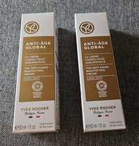 30ml x 2 Yves Rocher Anti-Age Global przeciwzmarszczkowy krem NOWY