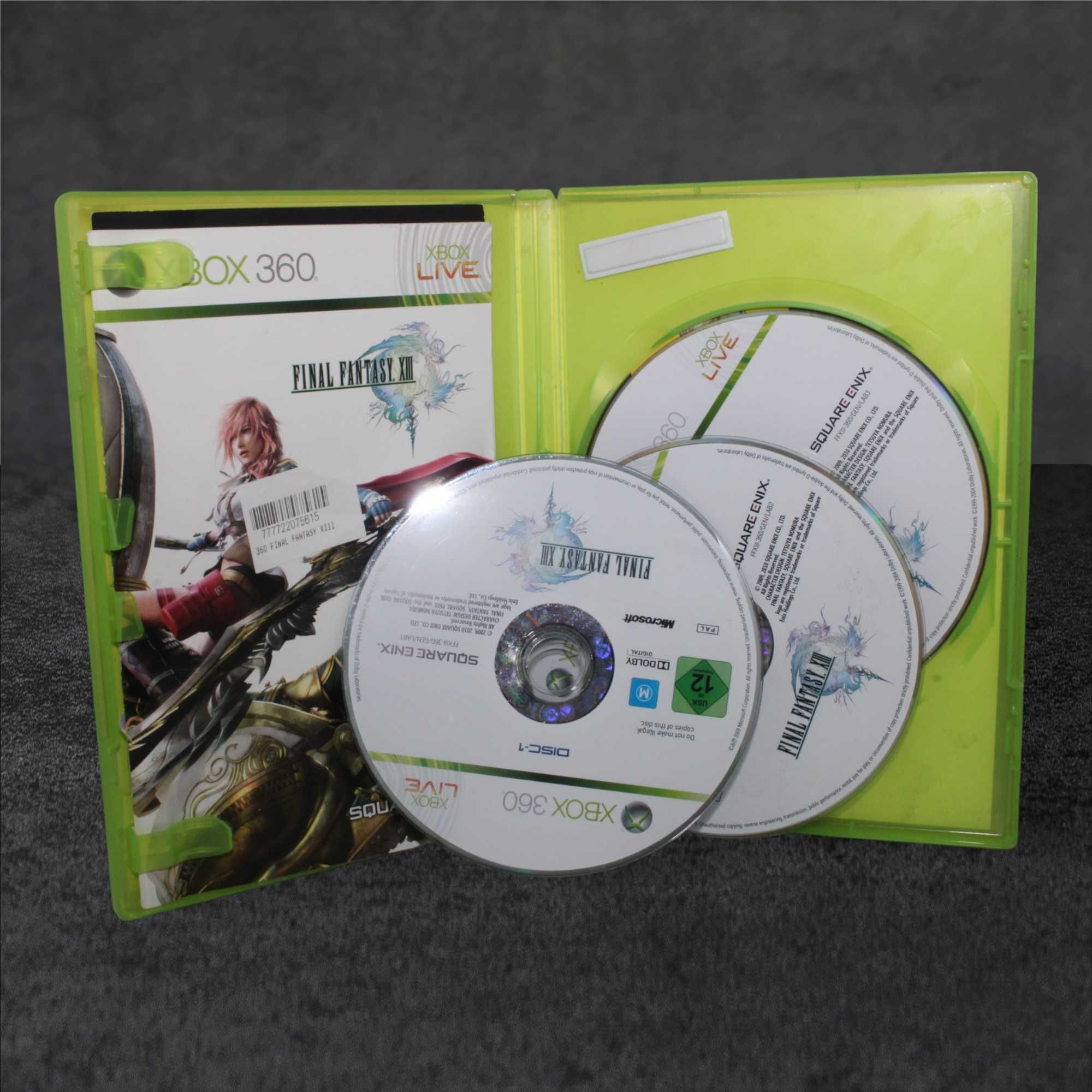 Final Fantasy XIII XBOX 360 Xbox 360 GameBAZA