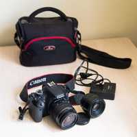 Canon 600d + 18-55mm + 50mm 1.8 II + сумка + флешка