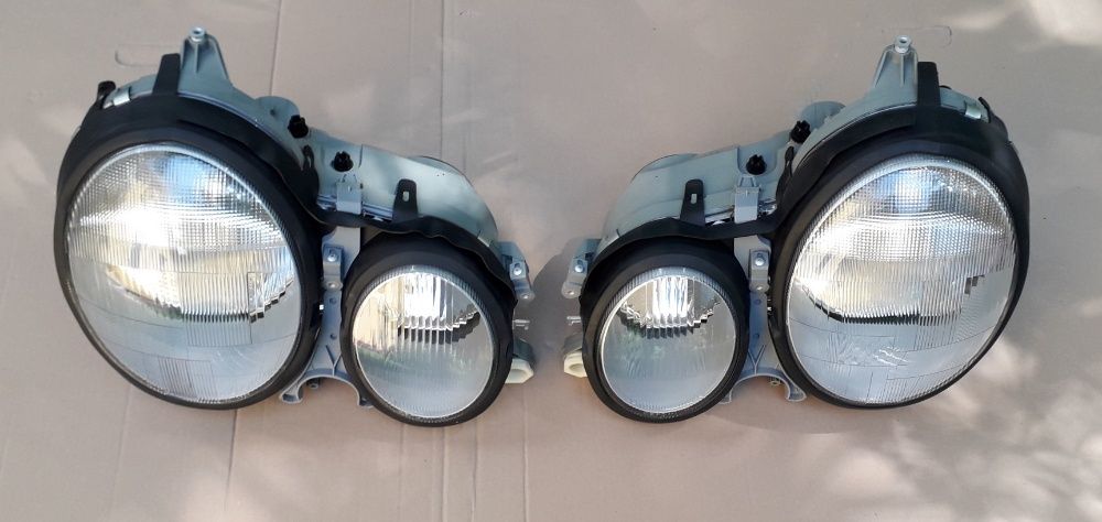 MERCEDES E KLASA W210 99- lampa przednia lewa + prawa nowa DEPO