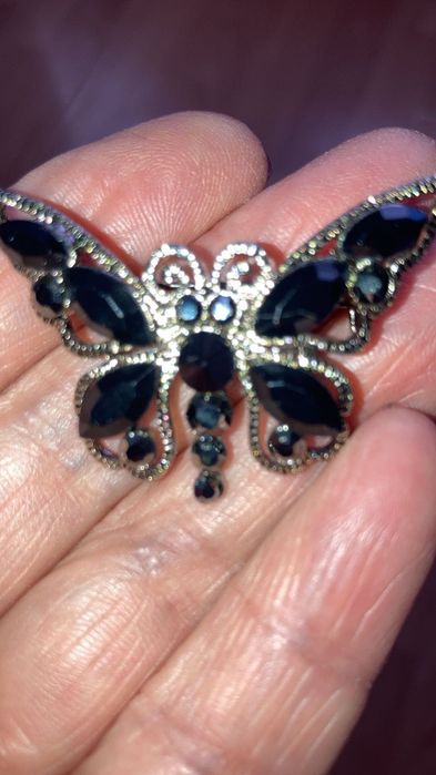 Брошки вінтажні метелики