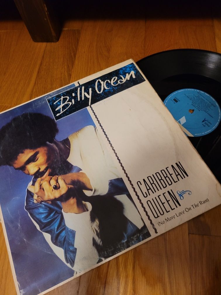 Vinil original de 1984 Billy Ocean "caribbean queen " .