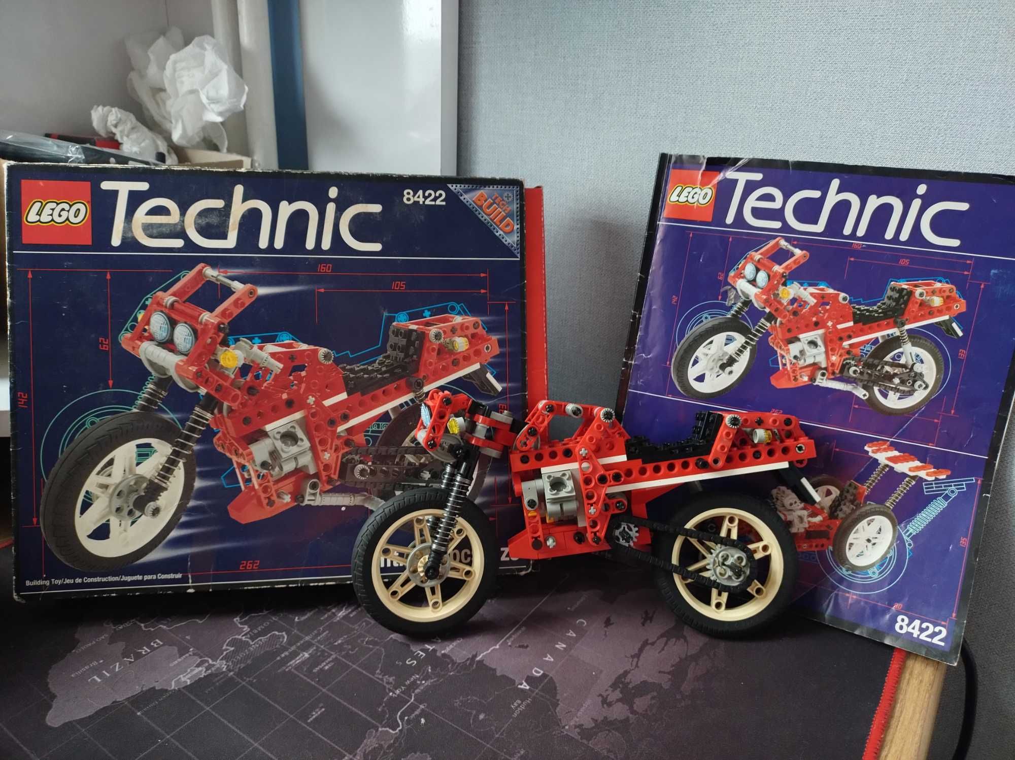 Instrukcja Lego Technic 8422 Motocykl "TT 1995r