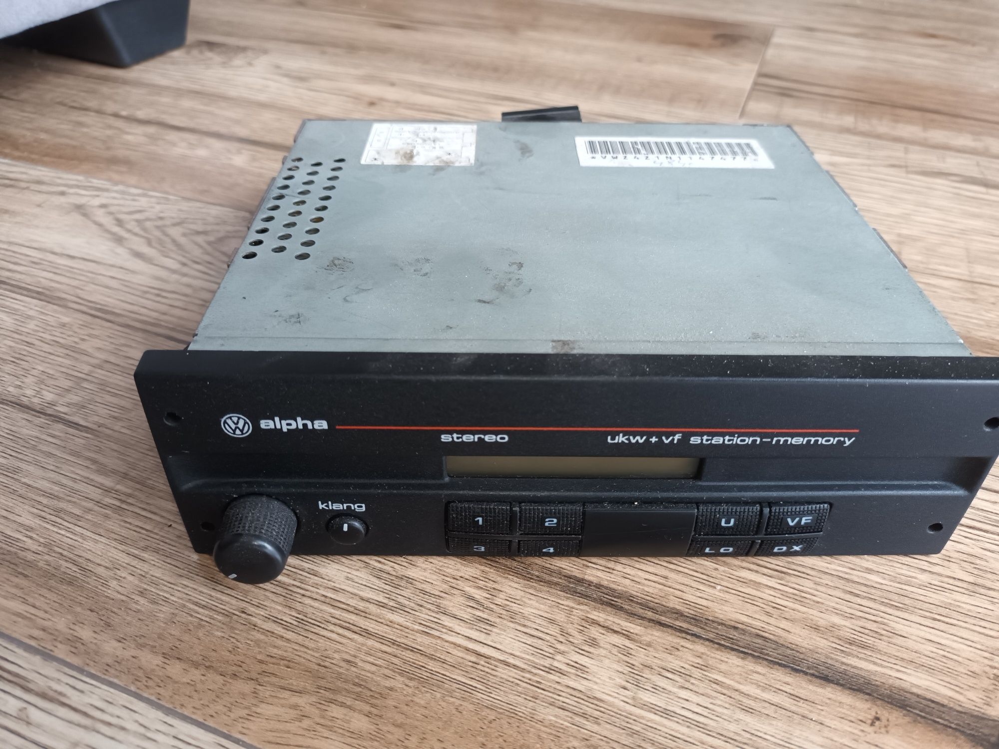 Orginalne Radio vw alpha