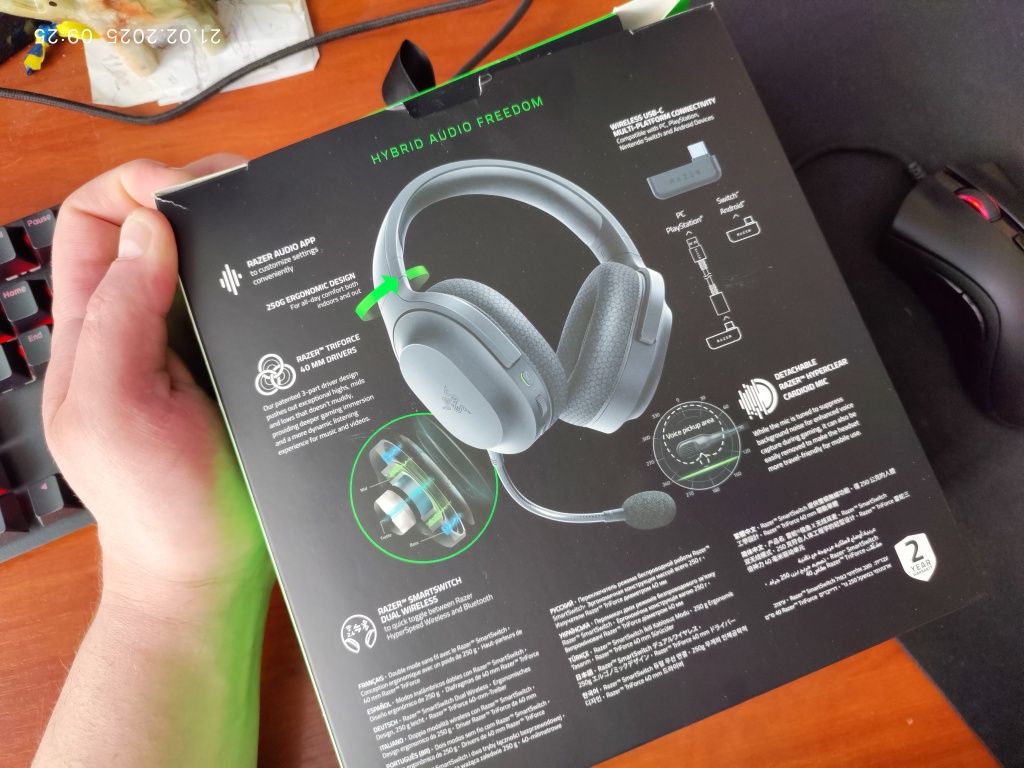 Навушники RAZER Barracuda X (Sony,Marshall,JBL,Logitec,Nothing,Hator)