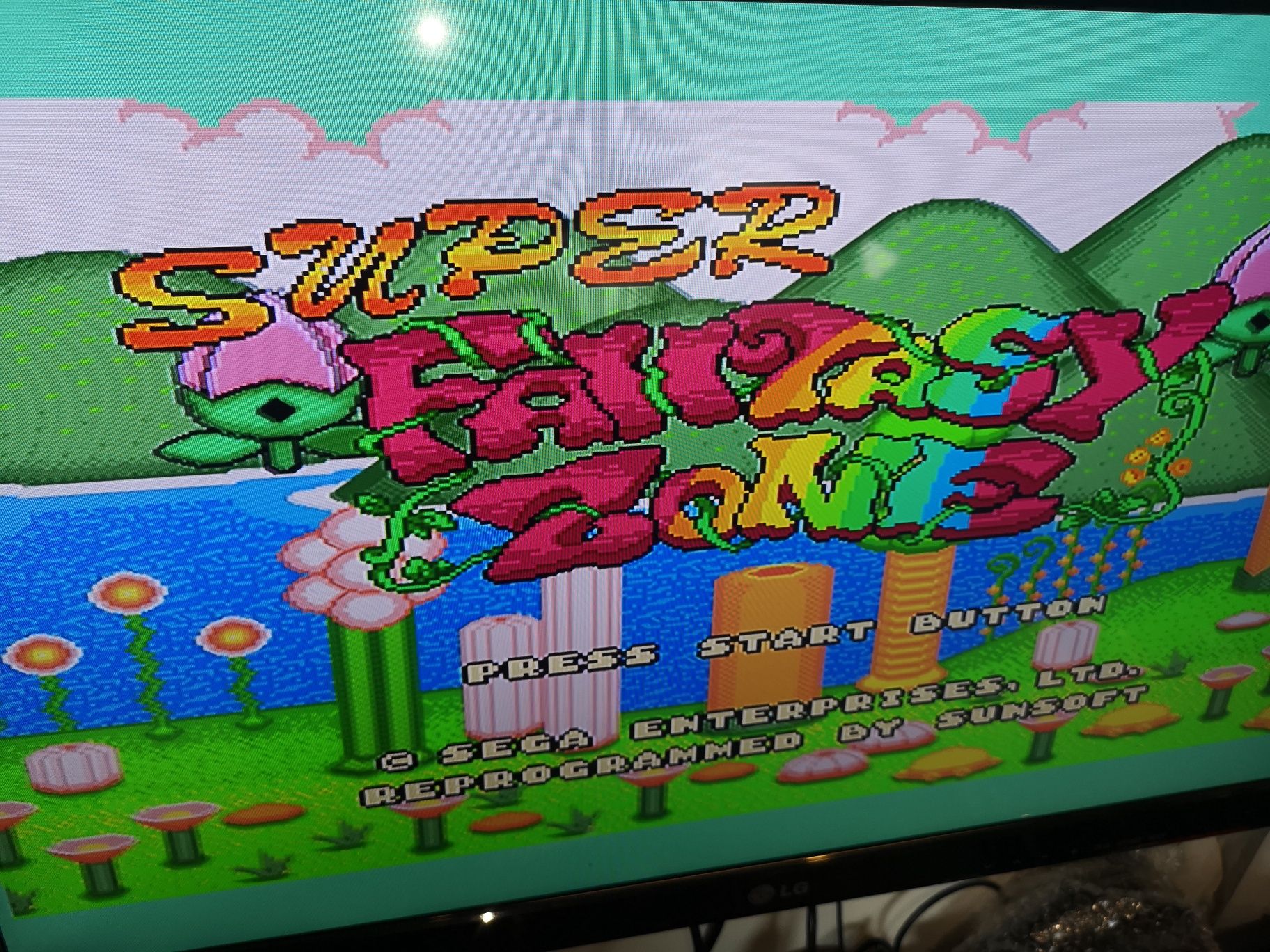 Super Fantasy Zone SEGA MEGA DRIVE gra (oryginał testowany Box)