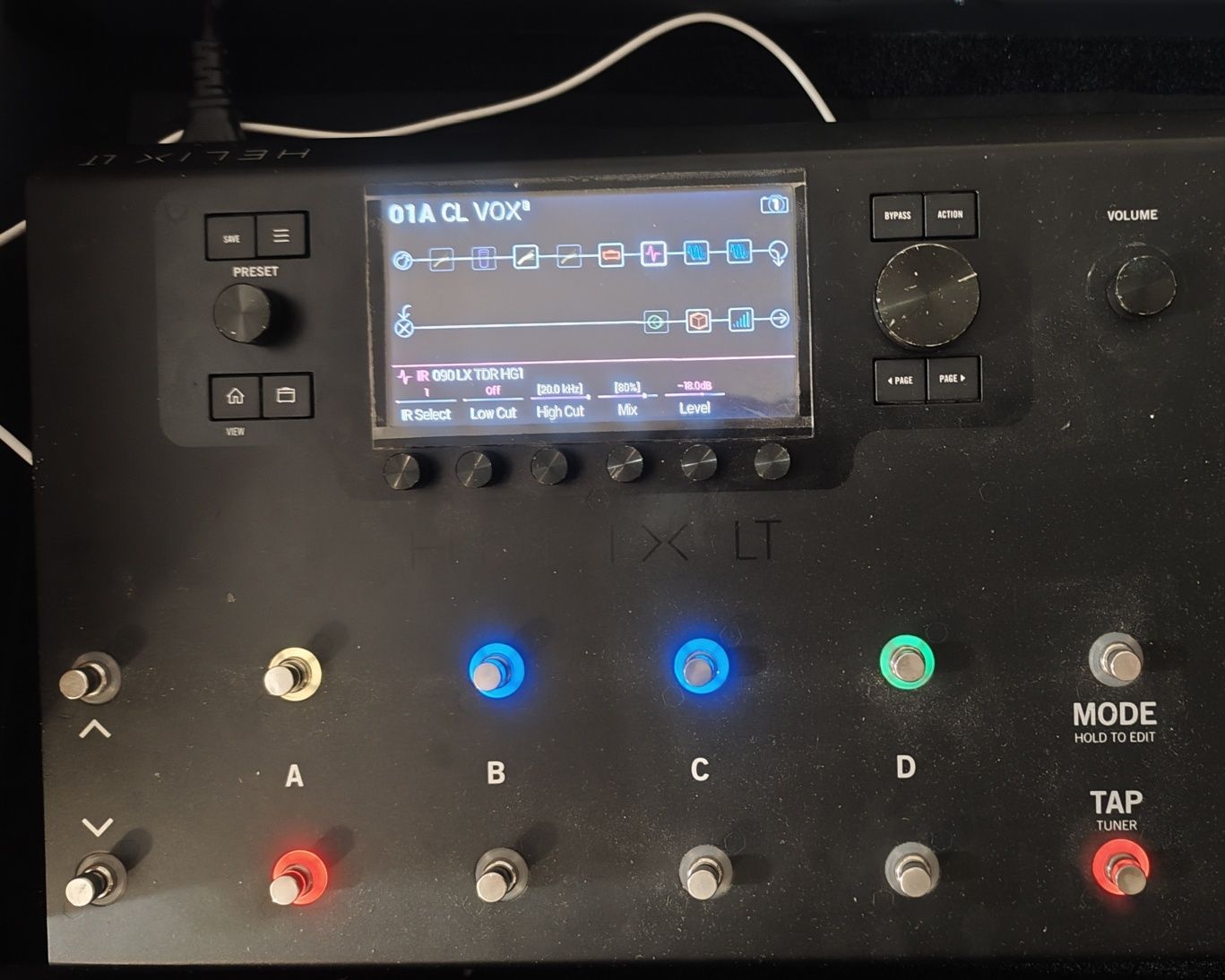 Line 6 helix lt multiefekt