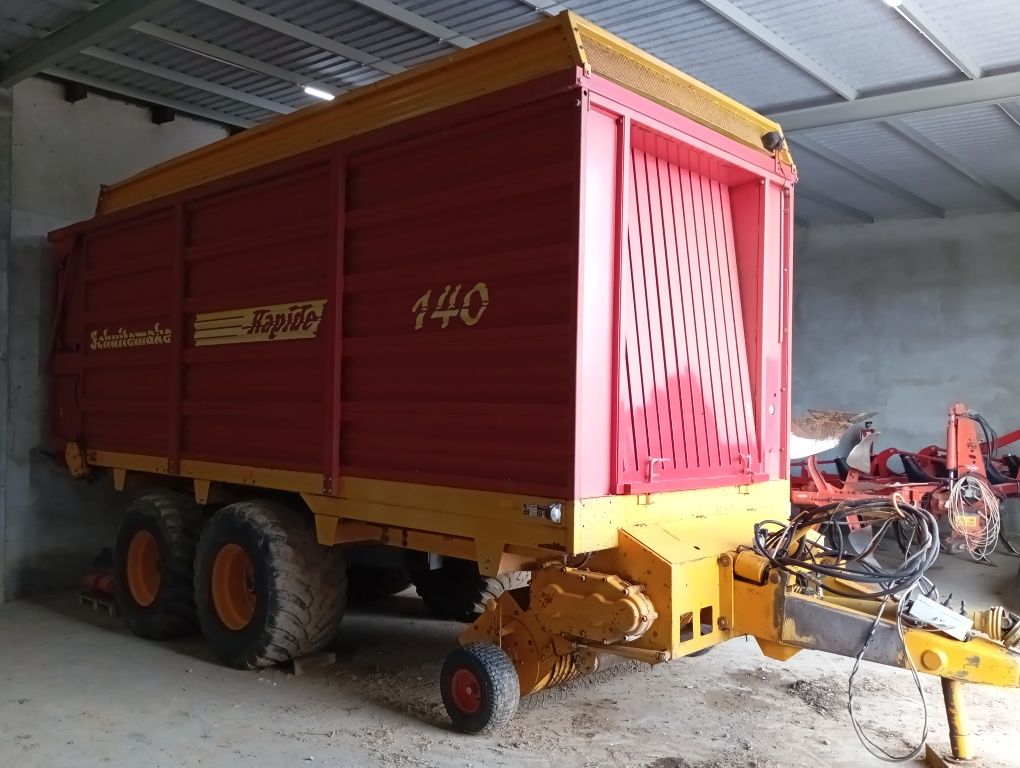 Przyczepa samozbierająca schuitemaker Rapide 140 pottinger krone claas
