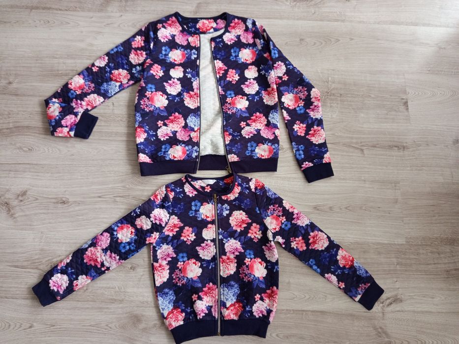 Bluzy w kwiaty mama i córka lub dla sióstr