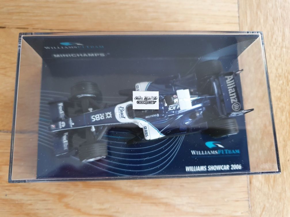 Model kolekcjonerski jonerski Williams ShowCar 2006 od MiniChamps