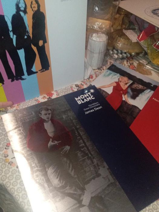 3 placas de cantores da mont blanc