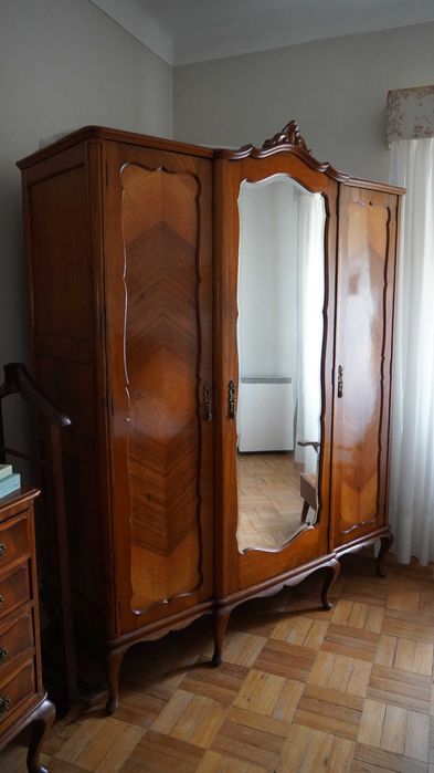 Mobília Quarto Estilo Queen Anne Conjunto Completo Excelente Estado