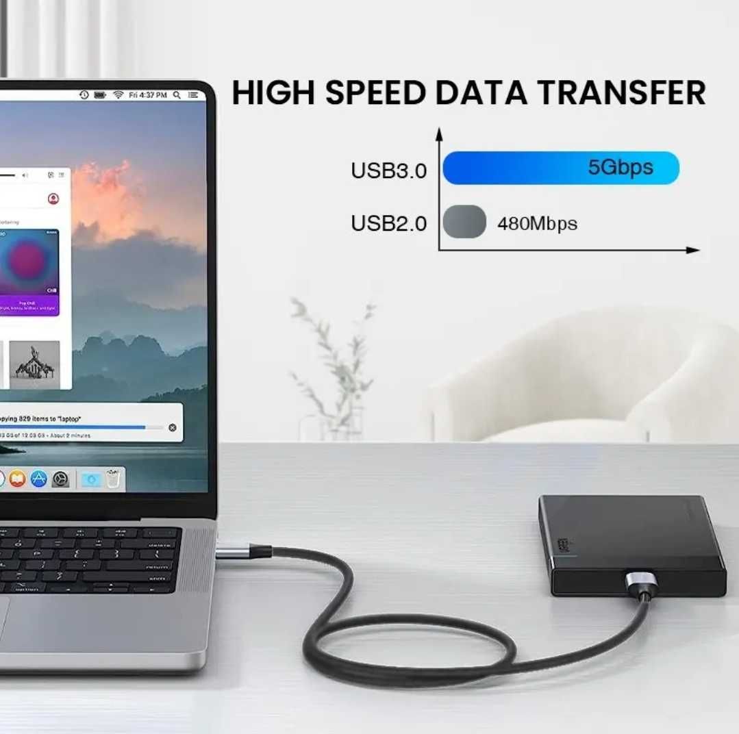 Кабель USB Type-C - USB Micro B 3.0