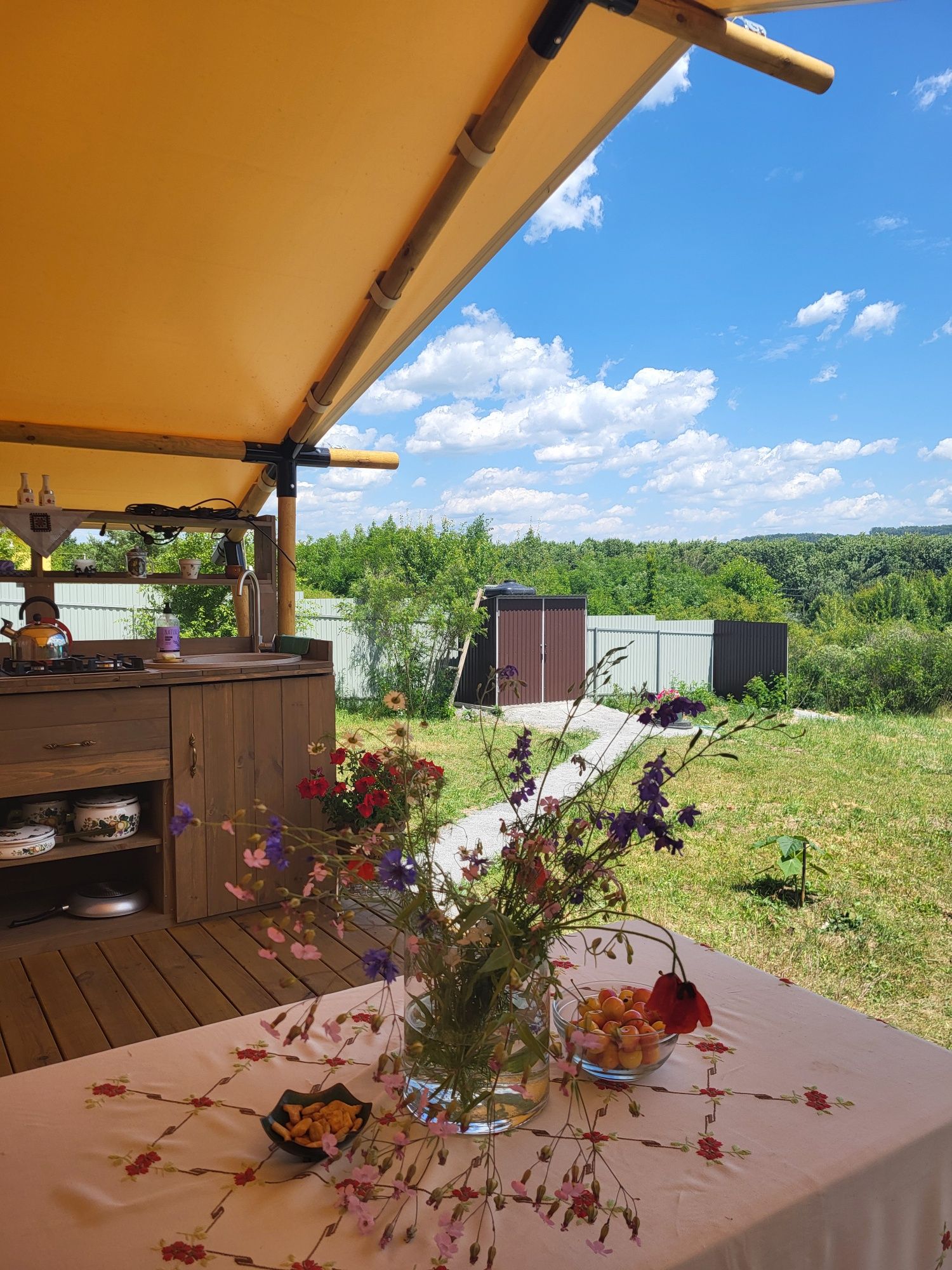 Відпочинок у 2-4 місному глемпінгу (#glamping) на Дністрі