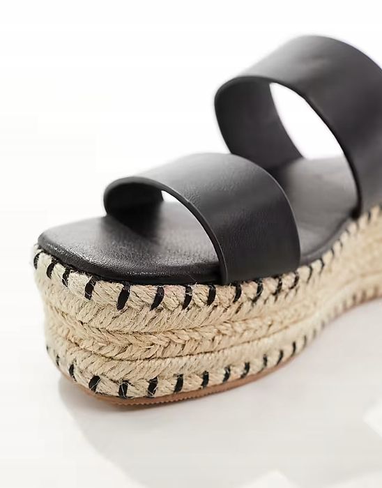 South Beach 38 Klapki Sandały Na Platformie Espadryle Thong D862