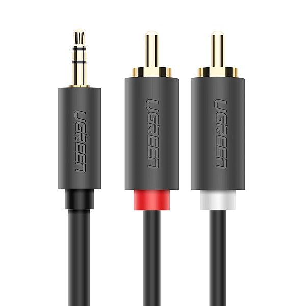 Ugreen kabel przewód audio 3,5 mm mini jack (męski) - 2RCA (męski) 1,5