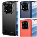 Противоударный чехол бампер для Xiaomi Poco X7 Note 14 Pro Plus карбон