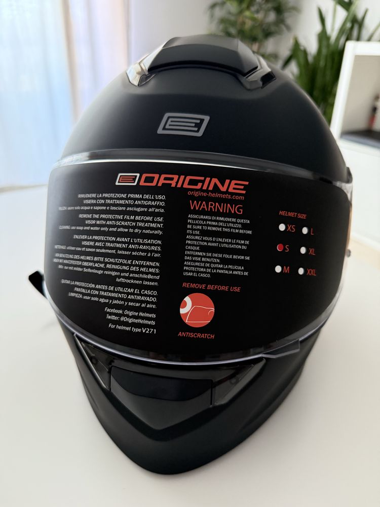 Capacete Modular Moto Origine V271 / Delta – Novo Tamanho S