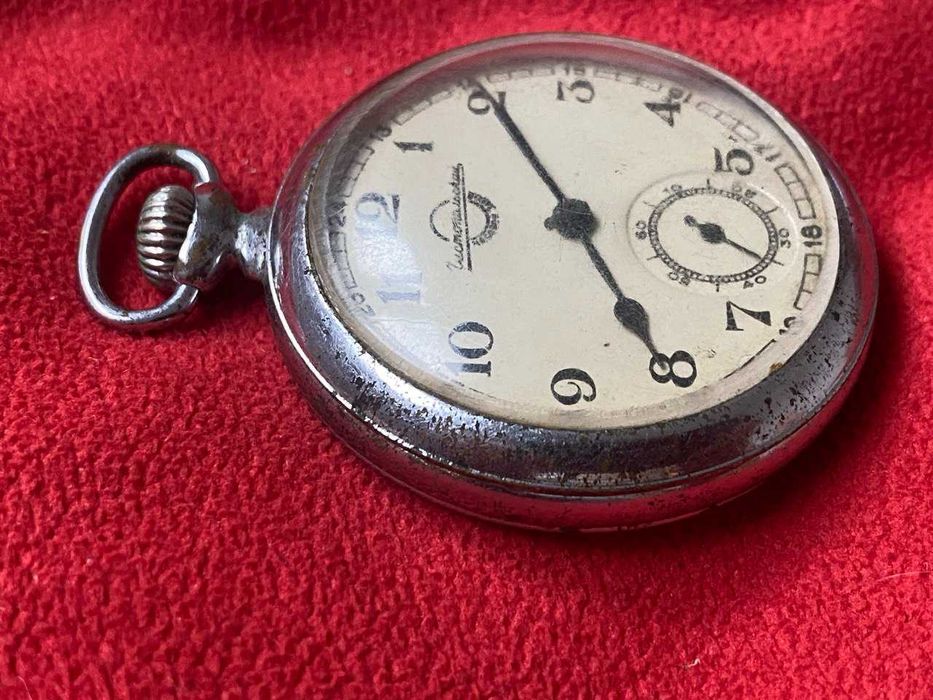 Zegarek kieszonkowy z Czystopolskiej Fabryki Zegarków ZSRR. 1946.
