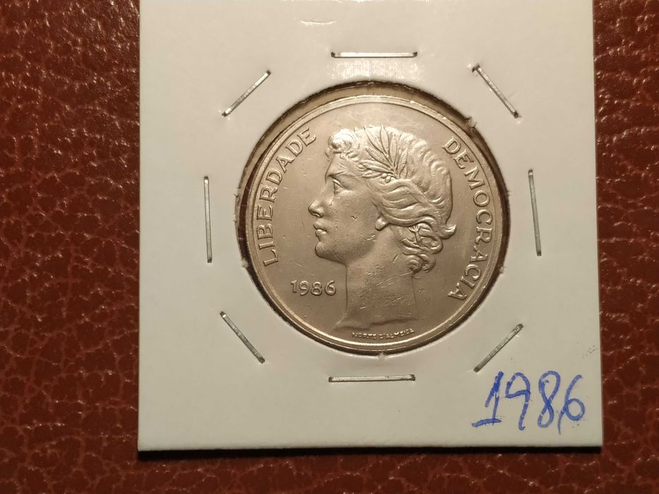 A309 moeda de 25 escudos de 1986 - Portugal