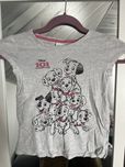 Dziewczęcy T-shirt szary 101 dalmatians