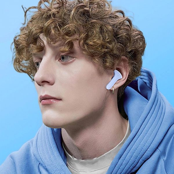 Acefast dokanałowe słuchawki bezprzewodowe TWS Bluetooth jasnoniebiesk