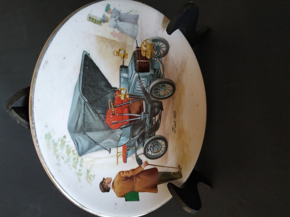 Fiat 1901 Prato pintado à mão