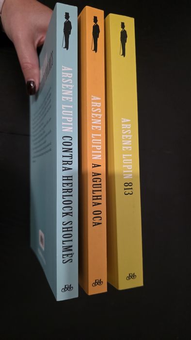 3 livros Arsène Lupin