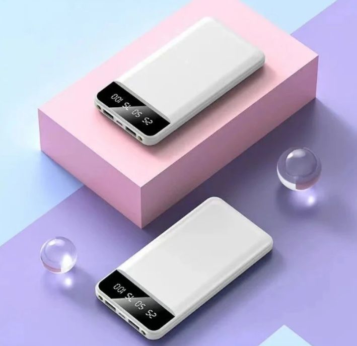 Power bank на 20000мАч зі швидким заряджанням та LED-Дисплеєм!