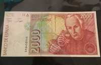 Nota 2000 Pesetas (Espanha) 1992