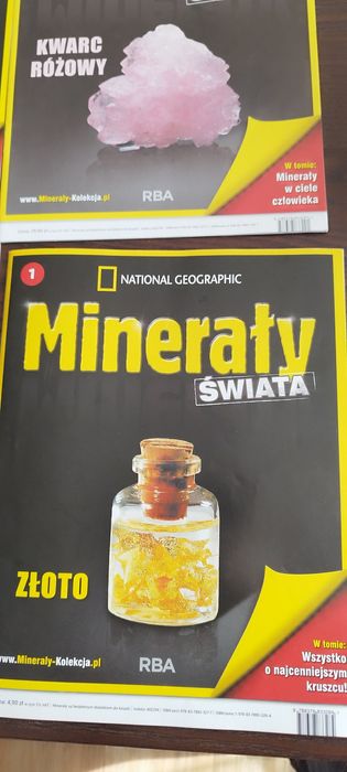 Kolekcja MINERAŁY ŚWIATA National Geographic + pudełko