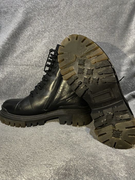 Шкіряні зимові ботинки жіночі