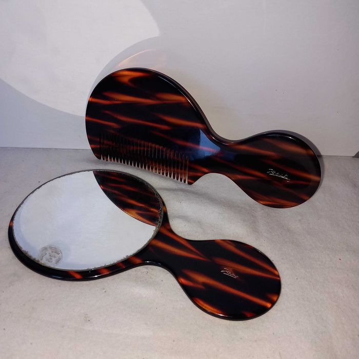 Conjunto de Pente e espelho