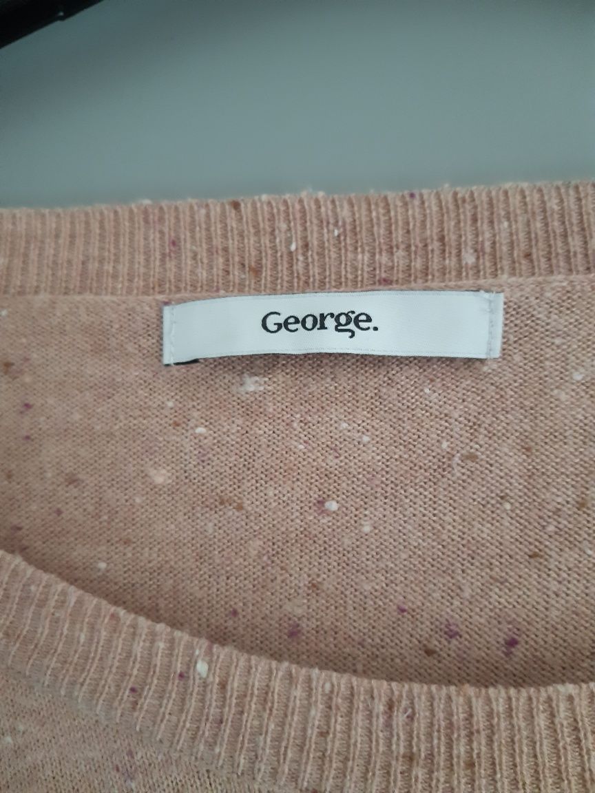 George sweterek mega orginał pastel melanż i jedwab r XL/42-4