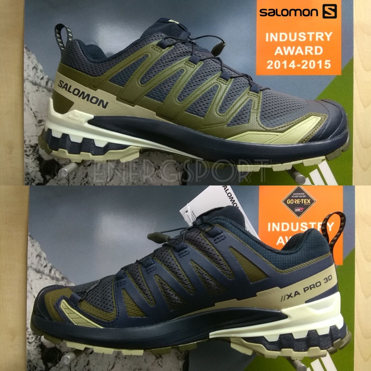 Кросівки тільки оригінал SALOMON XA PRO 3D V9 474675 хаки