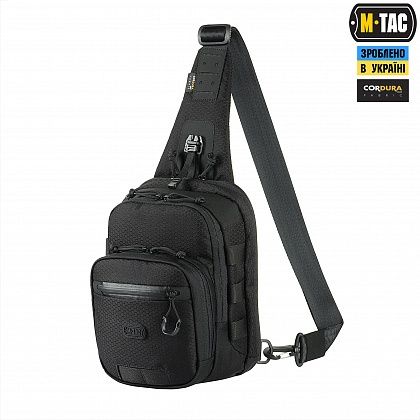 M-Tac сумка Cross Bag Slim Elite Hex Black барсетка