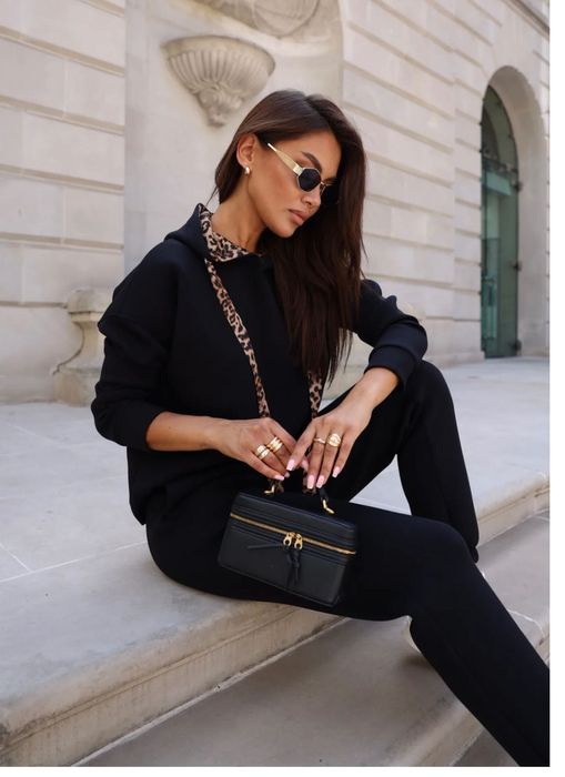 Dres damski czarny pantera cocomore