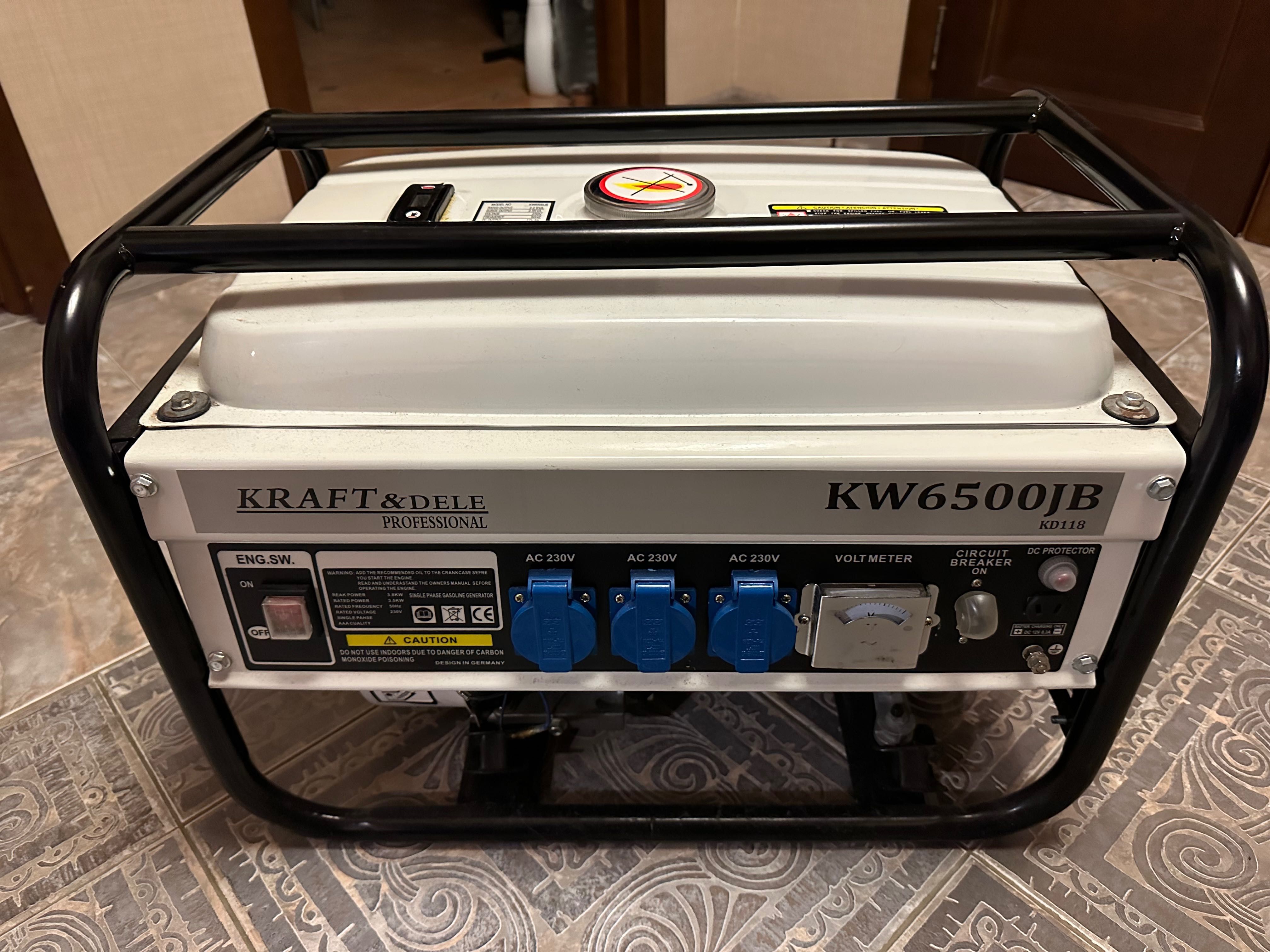 Генератор Kraft&Dele KW6500JB 2.2KVA