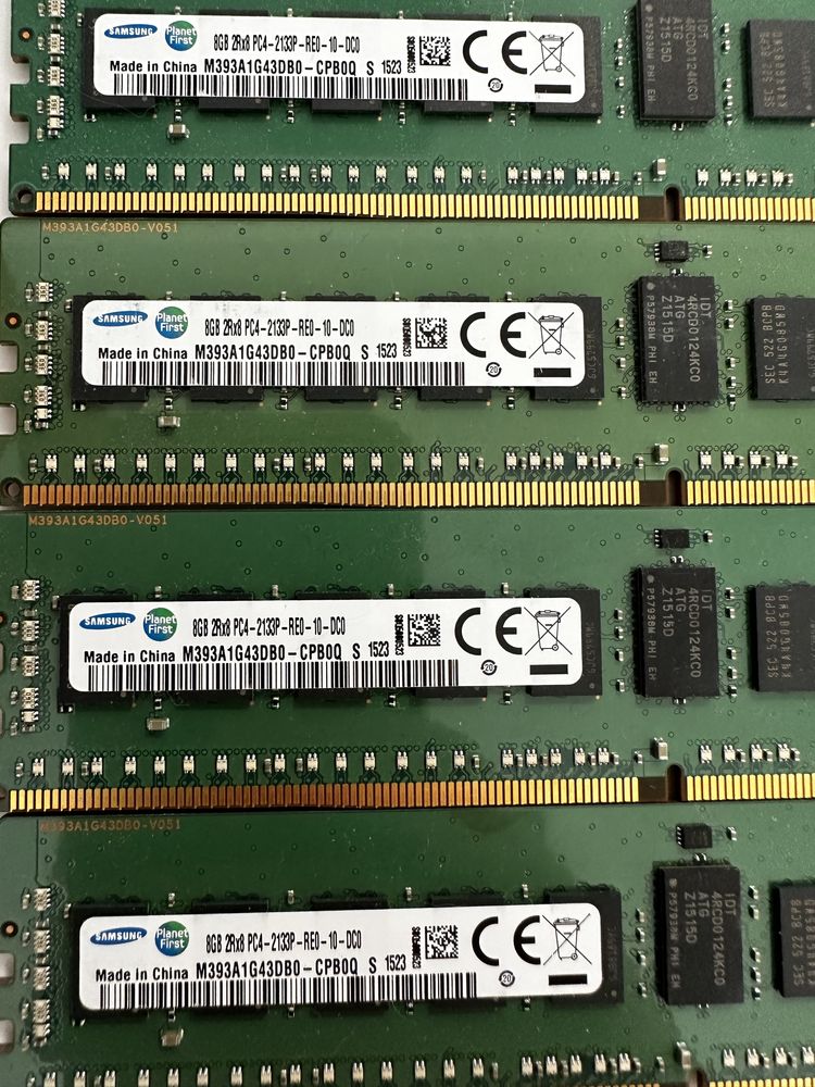 Серверная DDR4 8gb (8гб) samsung/hynix pc4-2133/2400/2666/2933 rdimm