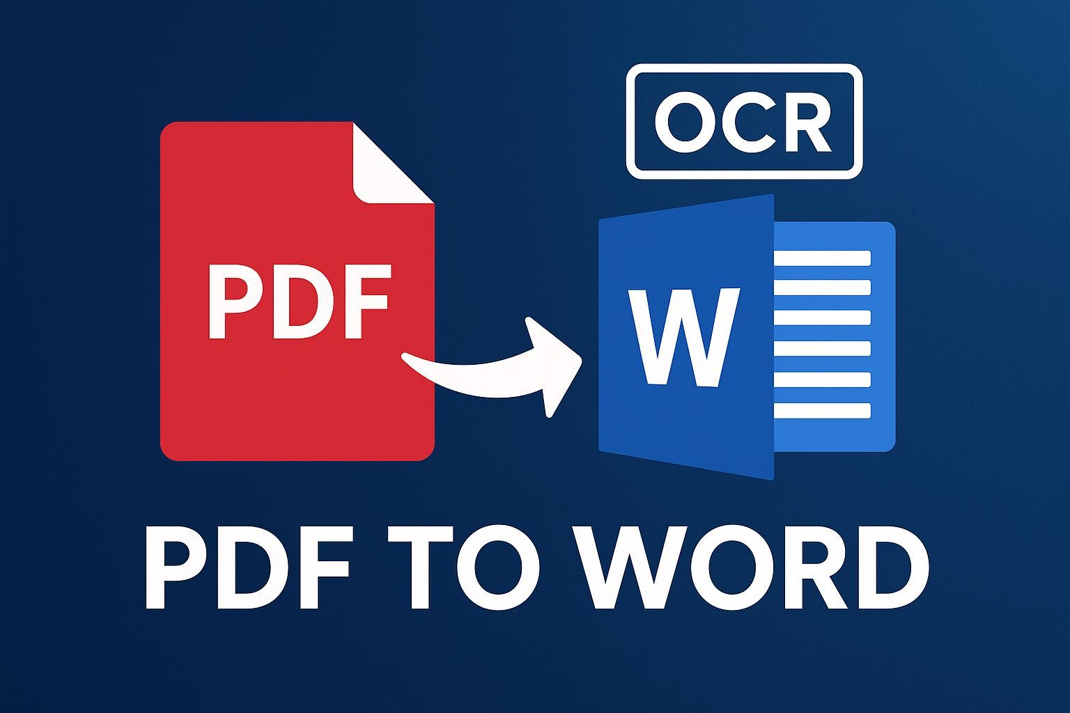 Przerabianie - konwersja skanów/PDF na WORD - OCR. Edytowalny dokument