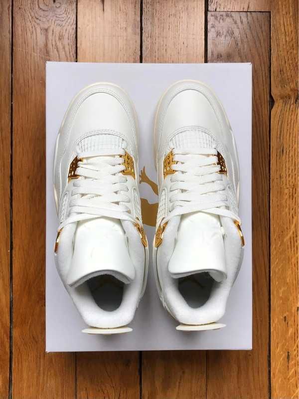 Jordan 4 Retro Metallic Gold 44