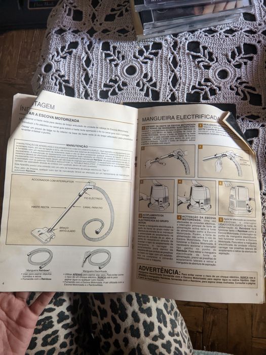 Acessórios Rainbow e Series 1998 - Power Nozzle e AquaMate