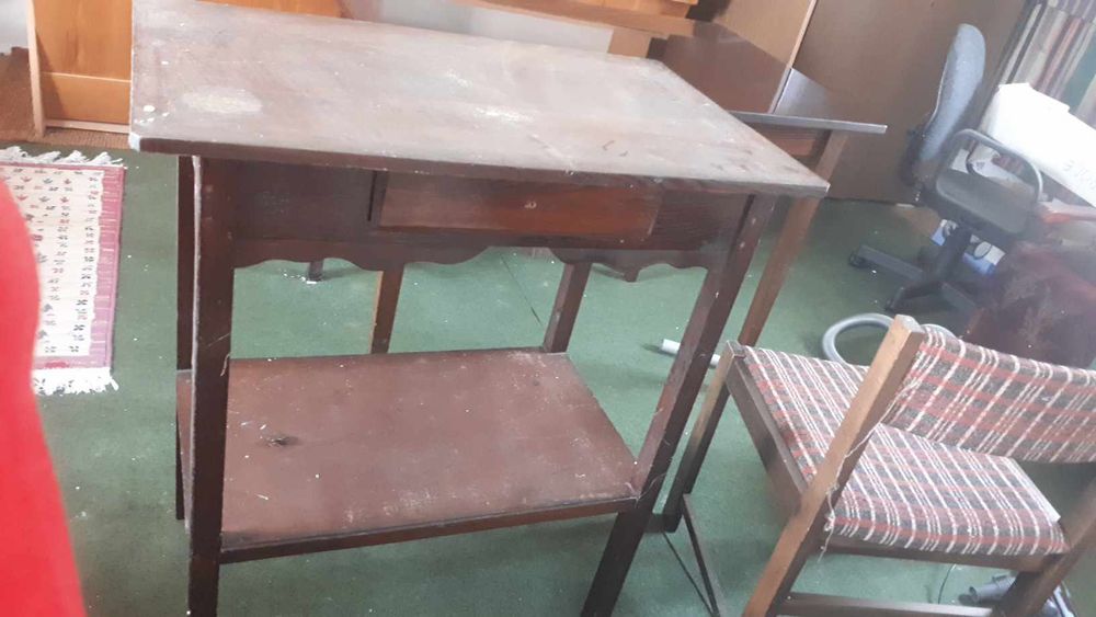 Stolik prl z szufladą