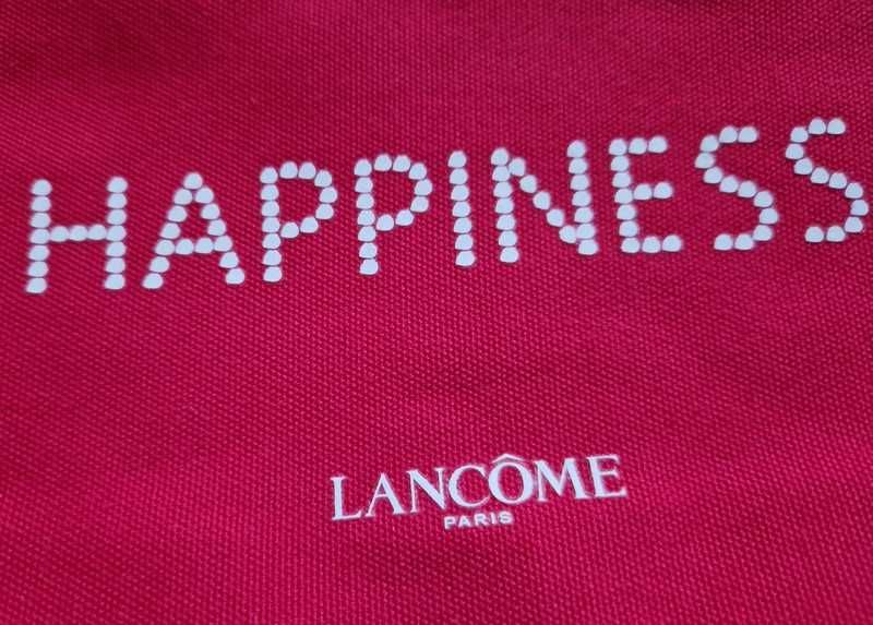 Lancome HAPPINESS różowa kosmetyczka