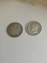 dwie srebrne monety
