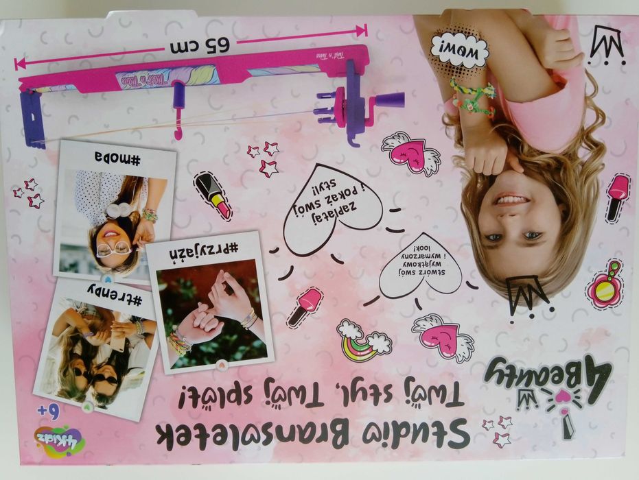 Studio urządzenie do robienia bransoletek 4Kidz ponad 140 elementów