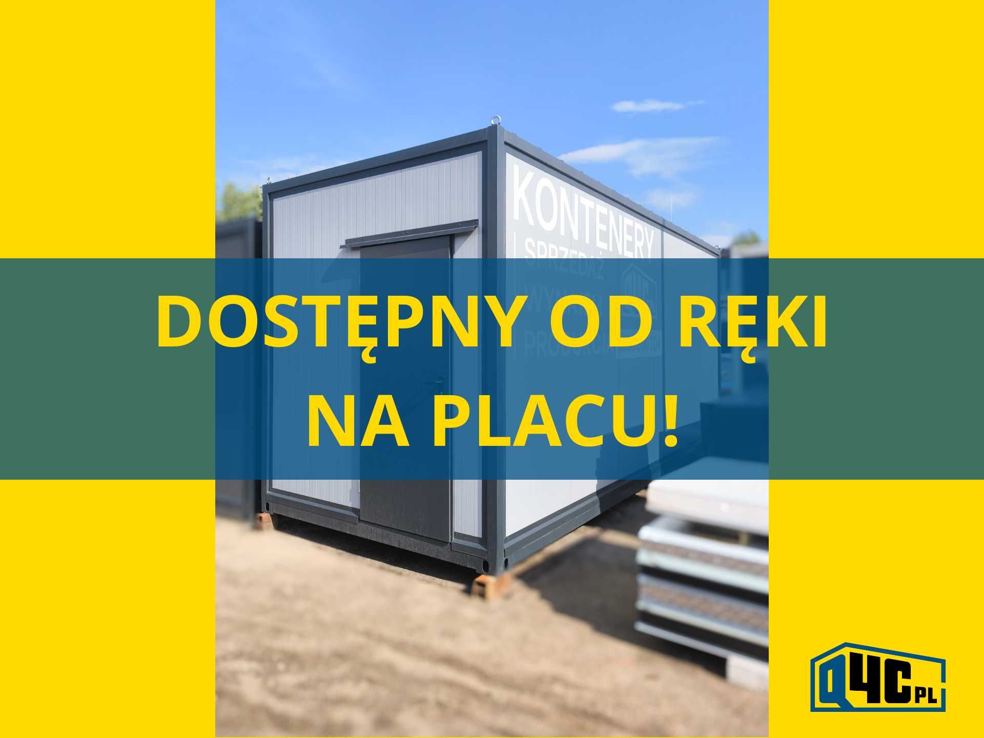 Do wynajęcia kontener biurowy budowlany szatnia  600x244 cm