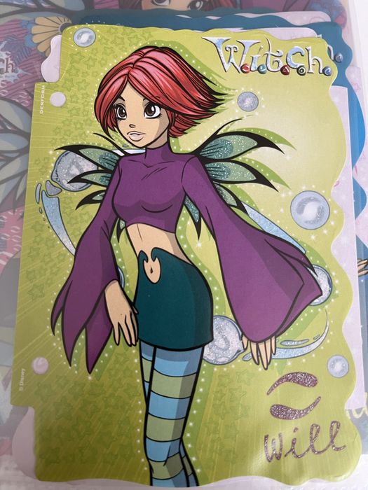 Karteczka witch a6 brokatowa