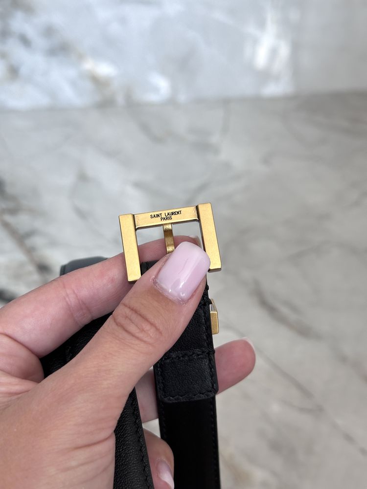 Ремінь ysl monogram 2см, Yves Saint Laurent, ремень ив сен лоран, пояс