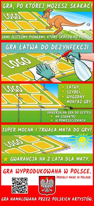 SUDOKU XXL gra logiczna do nauki i zabawy dla dzieci i dorosłych 3x3m